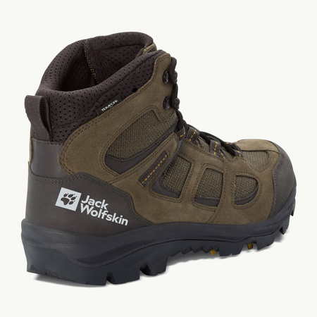 Wyprzedaż - Buty trekkingowe męskie Jack Wolfskin Vojo 3 Texapore MID M khaki-phantom brązowe (4042462_4287)