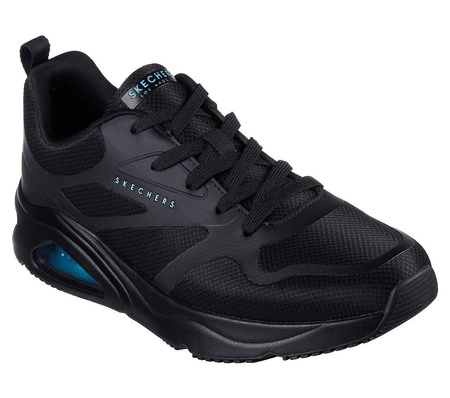 Buty sportowe męskie Skechers TRES-AIR UNO MODERN AFF-AIR półbuty czarne (183071-BBK)