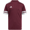 Koszulka dla dzieci adidas Squadra 25 bordowa (JC8667)
