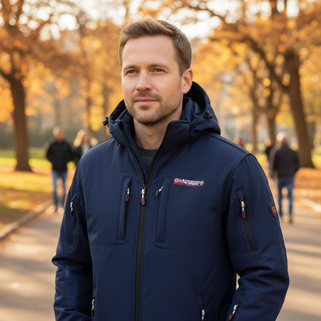 Geographical Norway Softshell TUNAR DB NAVY MEN 009 (WY9170H/GN/Navy)