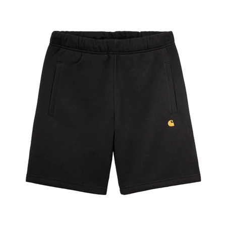 Carhartt WIP Chase Sweat Short Black Gold (I033669-00FXX)