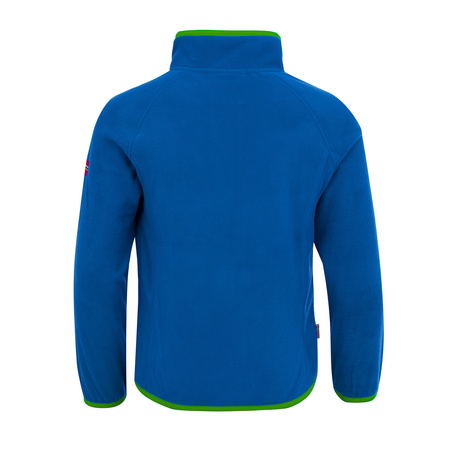 Bluza polarowa dziecięca Trollkids Kids Nordland Half Zip ciepła niebieska (707-113)