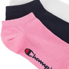 Skarpety Champion 3pk Sneaker Socks różowe  czarne  białe (U20100 PS009)