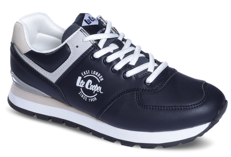 Buty sportowe męskie  Smartstep Lee Cooper Navy sneakersy klasyczne granatowe (LCJ-23-31-3075M)