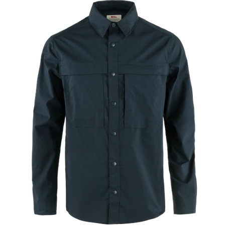 Koszula z długim rękawem męska Fjällräven Abisko Trail Shirt LS M Dark Navy (F12600194-555)