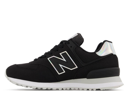 Sneakersy damskie czarne New Balance 574 buty sportowe (WL574HO2)