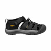 Sandały trekkingowe dziecięce na lato Keen Newport H2 Black/Keen Yellow czarne (KE-1022838)