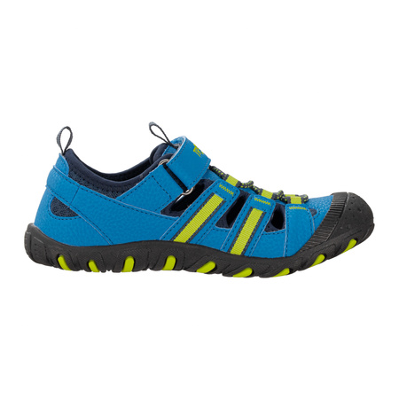 Sandały sportowe dziecięce dla chłopca/dziewczynki Trollkids Kids Sandefjord Sandal XT medium blue/lime (668-106)