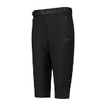 Spodnie trekkingowe damskie CMP Woman Capri trzy czwarte czarne (3T51246/U901)