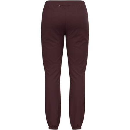 Spodnie techniczne damskie ODLO Brensholmen Pants regular length brązowe (622671/30910)