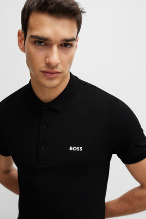 Koszulka polo BOSS Paule czarny (50538100-001)