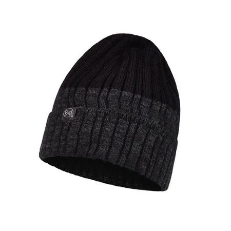 Czapka BUFF® Lifestyle Adult Knitted & Fleece Band Hat IGOR BLACK (8428927451798)