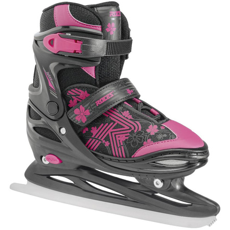 Łyżwy Roces Jokey Ice 3.0 Girl czarno-różowe (450708 00002)