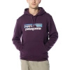 Bluza z kapturem męska Patagonia P-6 Logo Uprisal Hoody Night Plum fioletowa (39622-NTPL)