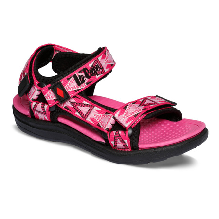 Wyprzedaż - Sandały dziecięce Smartstep Lee Cooper 28 różowe (LCW-22-34-0962K)