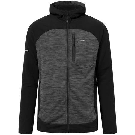 Bluza sportowa męska Viking Delmore Hoodie Man z kapturem i odblaskami czarna (720/25/5583/0908)