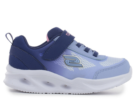 Buty Skechers SKECHERS SOLA GLOW OMBRE DELUX Niebieski (303714NNVLB)