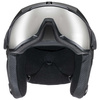 Kask narciarski damski/męski Uvex Instinct Visor snowboardowy sportowy czarny (56/6/260/20)