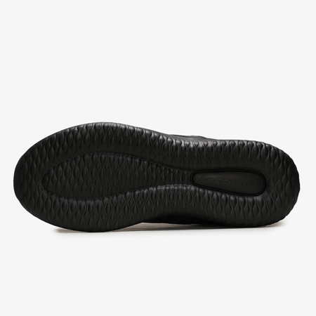 Sneakersy męskie czarne Skechers Delson Antigo buty skórzane oxfordy czarne (65693-BBK)