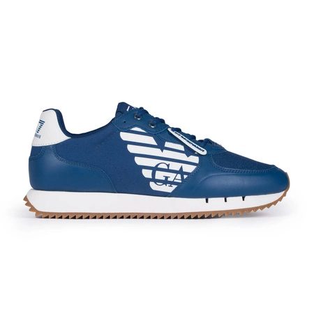 Sneakersy męskie Emporio Armani EA7 buty sportowe niebieskie (X8X114-XK270-S290)