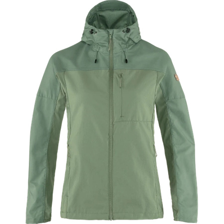 Kurtka softshell damska Fjällräven Abisko Midsummer Jacket W Jade Green-Patina Green (F89826-613-614)