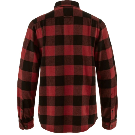 Koszula z długim rękawem męska Fjällräven Övik Heavy Flannel Shirt M Red-Black (F82978-320-550)