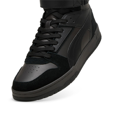 Wyprzedaż - Sneakersy męskie Puma RBD Game SD wysokie za kostkę szare (397551-03)