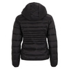 Kurtka puchowa damska Fila SQUILLE HOODED LEKKA JKT z kapturem pikowana ocieplana czarna (FAW036280010)