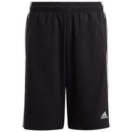 Spodenki dla dzieci adidas Essentials 3-Stripes Woven czarne (HR6332)