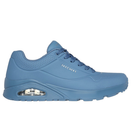 Buty sportowe męskie Skechers Uno Stand On Air sneakersy niebieskie (52458-LTDN)