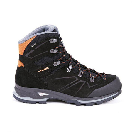 Buty trekkingowe męskie LOWA Baldo GTX gore-tex schwarz/orange wododporne (210616 0920)