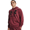 Bluza męska Under Armour Rival Fleece Big Logo HD burgund (1357093 652)