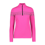 Bluza sportowa damska CMP Woman Sweat Knitted golf narciarski różowy (7H96146/H924)