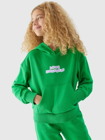 Bluza dziecięca  4F 4FJAW23TSWSF645-41S green ( 4FJAW23TSWSF645-41S)