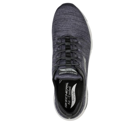 Buty męskie Skechers ARCH FIT WAVEPORT (232301BKGY)