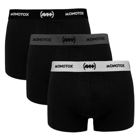 Bokserki męskie 3-pack Monotox Basics Boxer Brief 3-PAK (MX21060)
