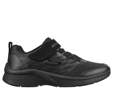 Buty sportowe dziecięce Skechers Microspec Texlor sneakersy czarne (403770L-BBK)