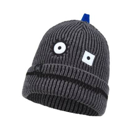 Czapka dla dzieci BUFF® Lifestyle Kids Knitted Hat FUNN ROBOT GREY VIGORÉ (8428927451859)