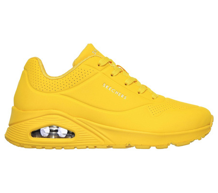 Sneakersy damskie żółte Skechers Uno Stand on Air (73690-YEL)
