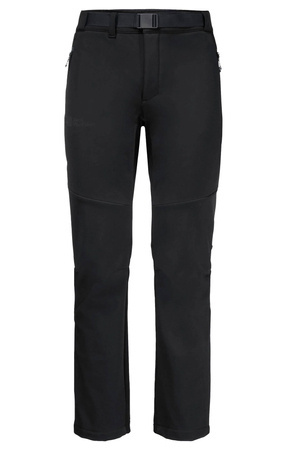 Spodnie outdoorowe męskie Jack Wolfskin STOLLBERG PANTS M Texashield Core wiatroszczelne czarne (1507821_6000)