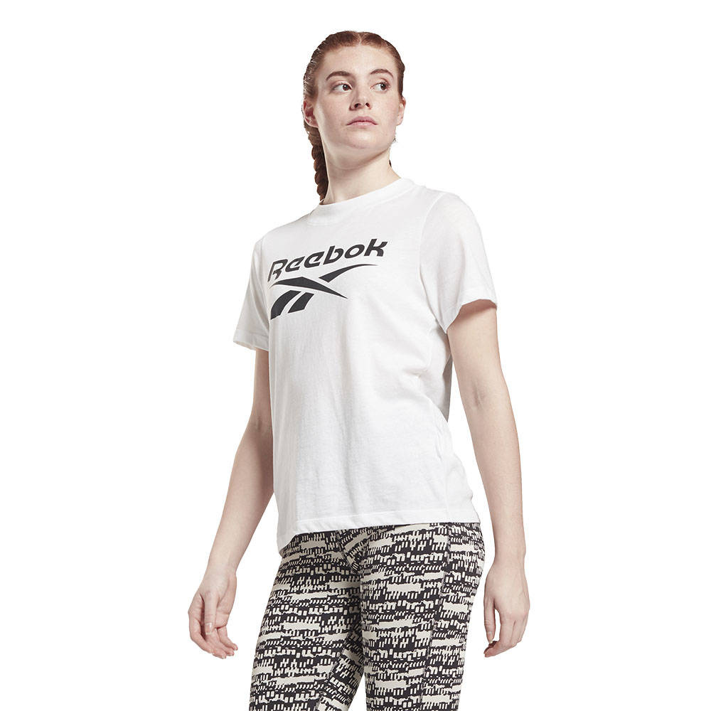 Koszulka damska biała Reebok RI BL Tee WHITE/BLACK (GR9380) | Sport-T-Shirts