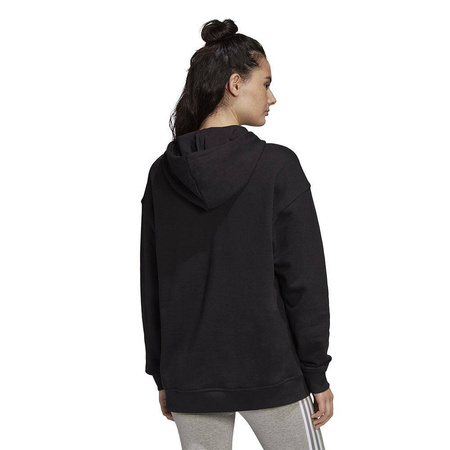 Bluza damska czarna adidas Adicolor Trefoil Hoodie (FM3307)