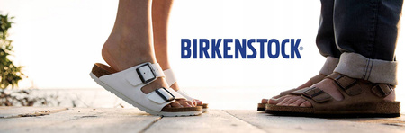Japonki damskie złote Birkenstock GIZEH Birko-Flor Regular szerokie (1016108)