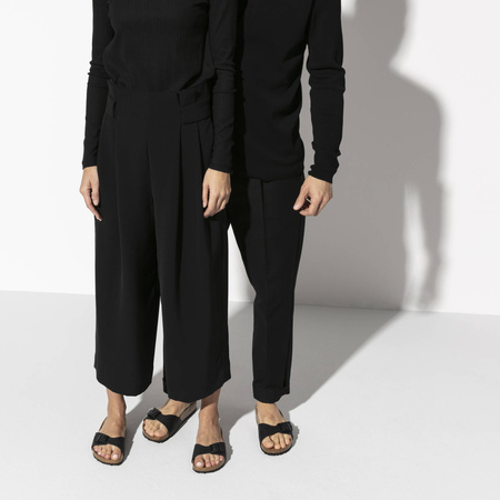 Klapki damskie czarne Birkenstock Madrid Birko-Flor Black narrow wąskie (0040793)