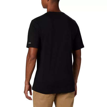 Koszulka męska czarna Columbia CSC Basic Logo Short Sleeve (1680053010)