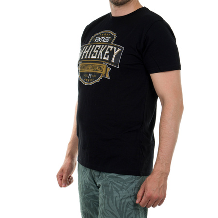 Koszulka męska czarna Monotox Whiskey Black (MX21017)
