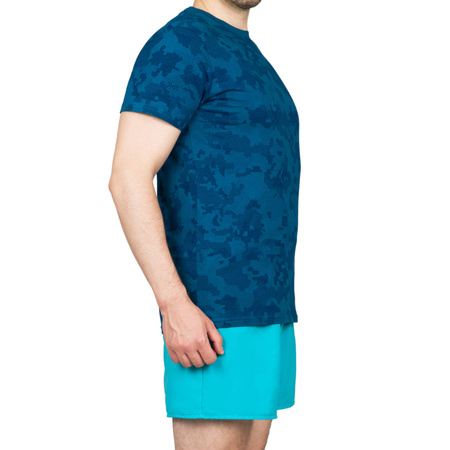 Koszulka męska niebieska Monotox Construct Camo Sea Blue (MX21009)
