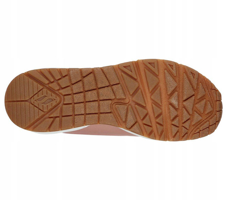 Sneakersy damskie różowe Skechers Uno Stand on Air sportowe (73690-ROS)