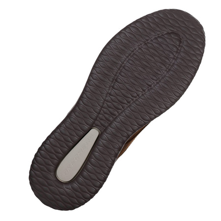 Sneakersy męskie brązowe Skechers Delson Antigo skórzane wodoodporne (65693-CDB)