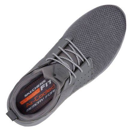 Sneakersy męskie szare Skechers Delson Camben (65474-GRY)